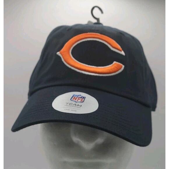 Chicago Bears NFL‎ Football Strapback Hat Cap Clasp NWT C Team Apparel - Picture 1 of 15